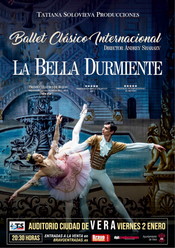 Ballet LA BELLA DURMIENTE, por el Ballet Clásico Internacional