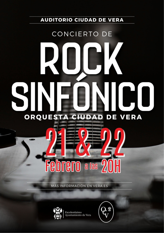 Concierto de la Orquesta Ciudad de Vera, ROCK SINFÓNICO
