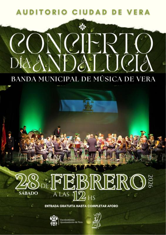 Concierto Día de Andalucía, por la Banda Municipal de Música