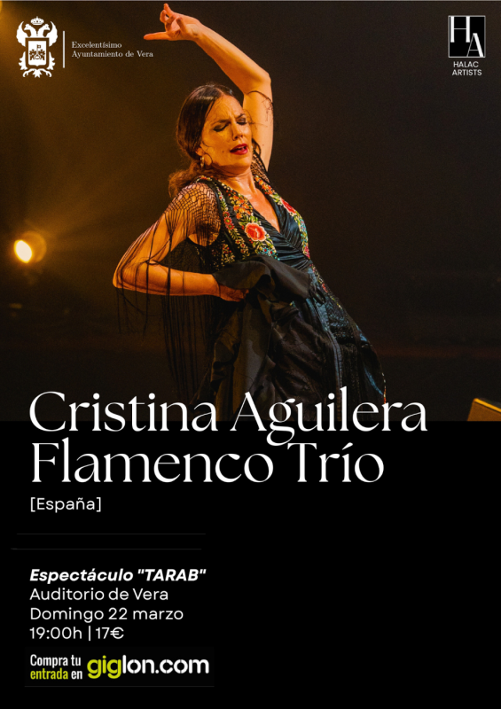 Gran Espectaculo Flamenco TARAB,  Cristina Aguilera Flamenco Trio
